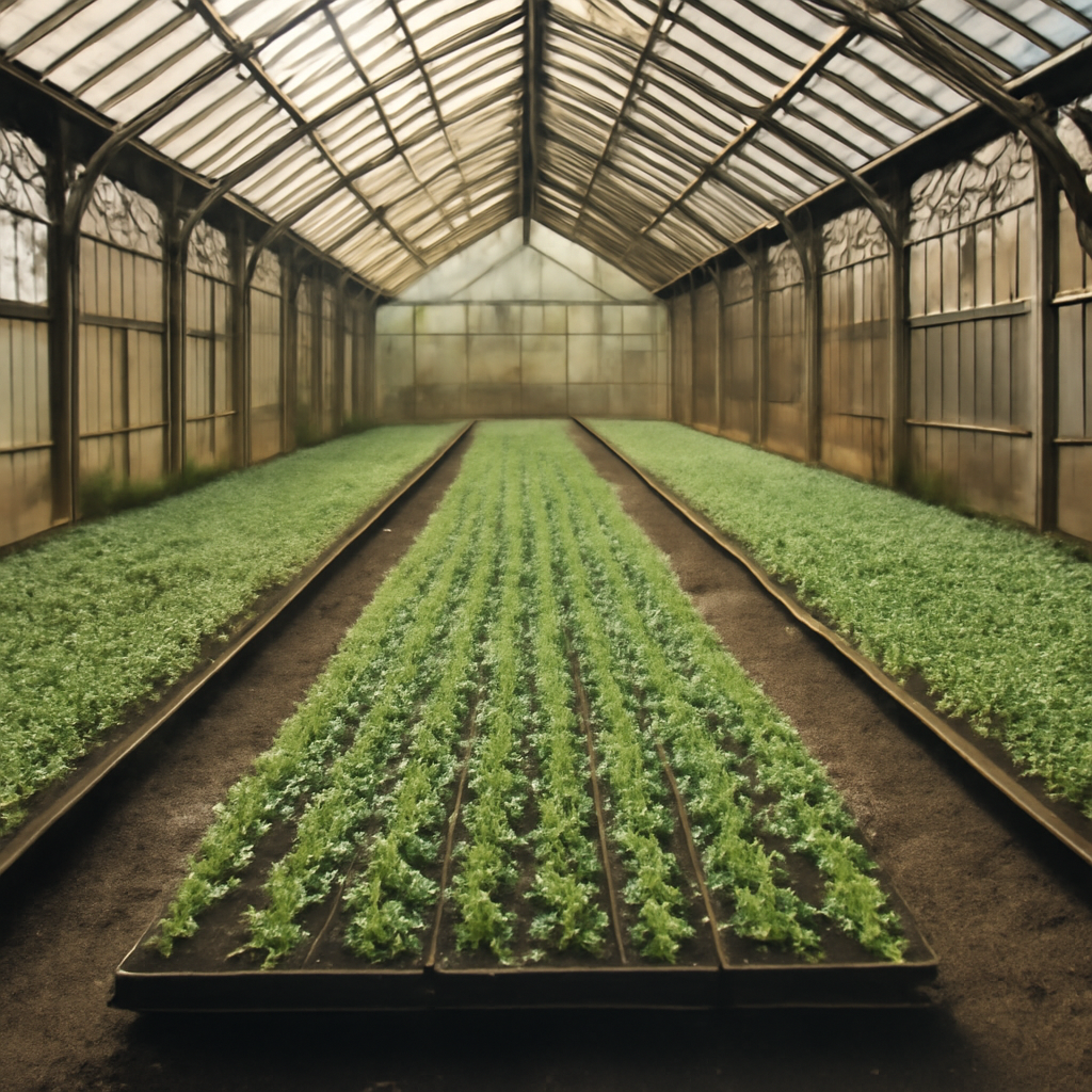 Seedlings in trays