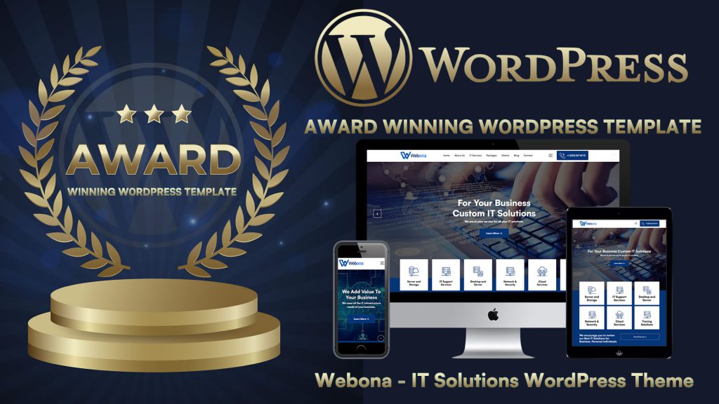 Award-Winning IT Solutions and Business Service WordPress Theme
